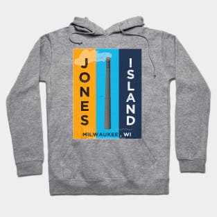 Jones Island Smokestack • Milwaukee, WI Hoodie